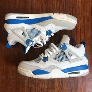 AIR JORDAN 4 MILITARY BLUE